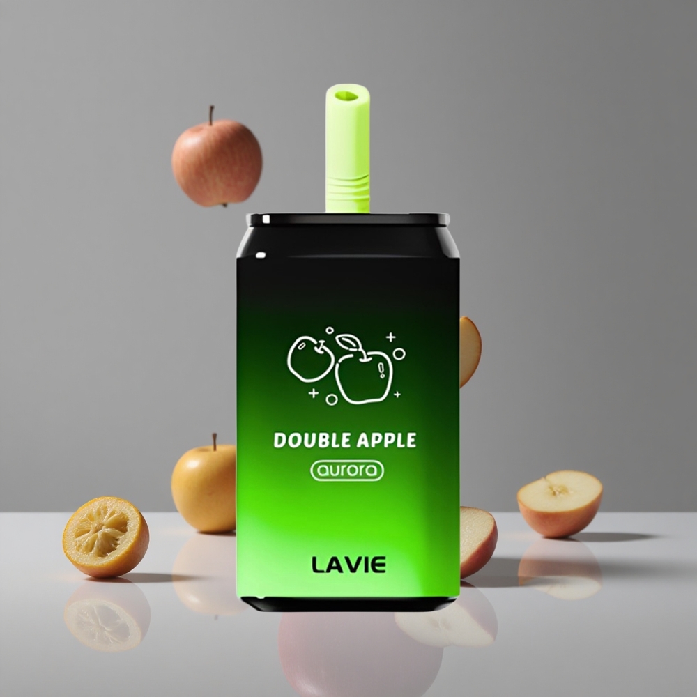 Lavie Aurora 11000パフス ダブルアップル 22ml 650mAh