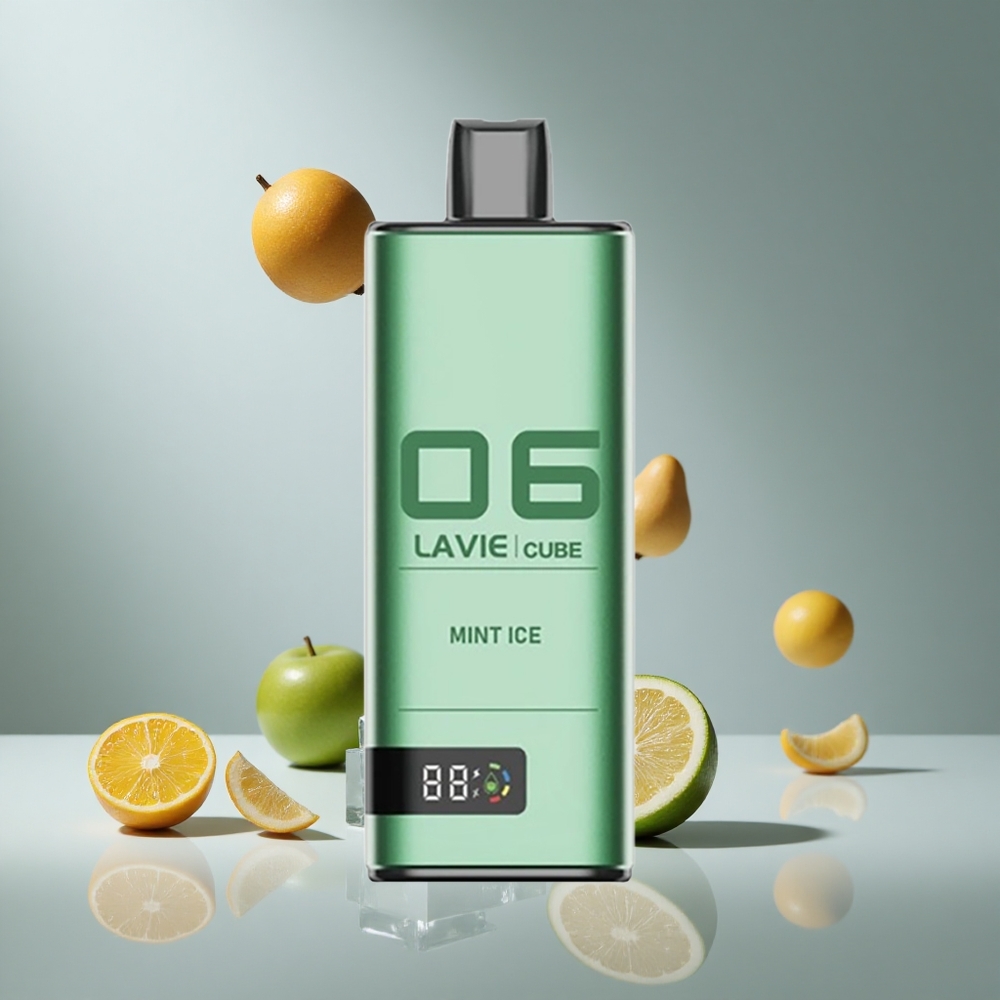 Lavie Cube 20000パフ 28ミリリットル ミントアイス 使い捨てベイプ