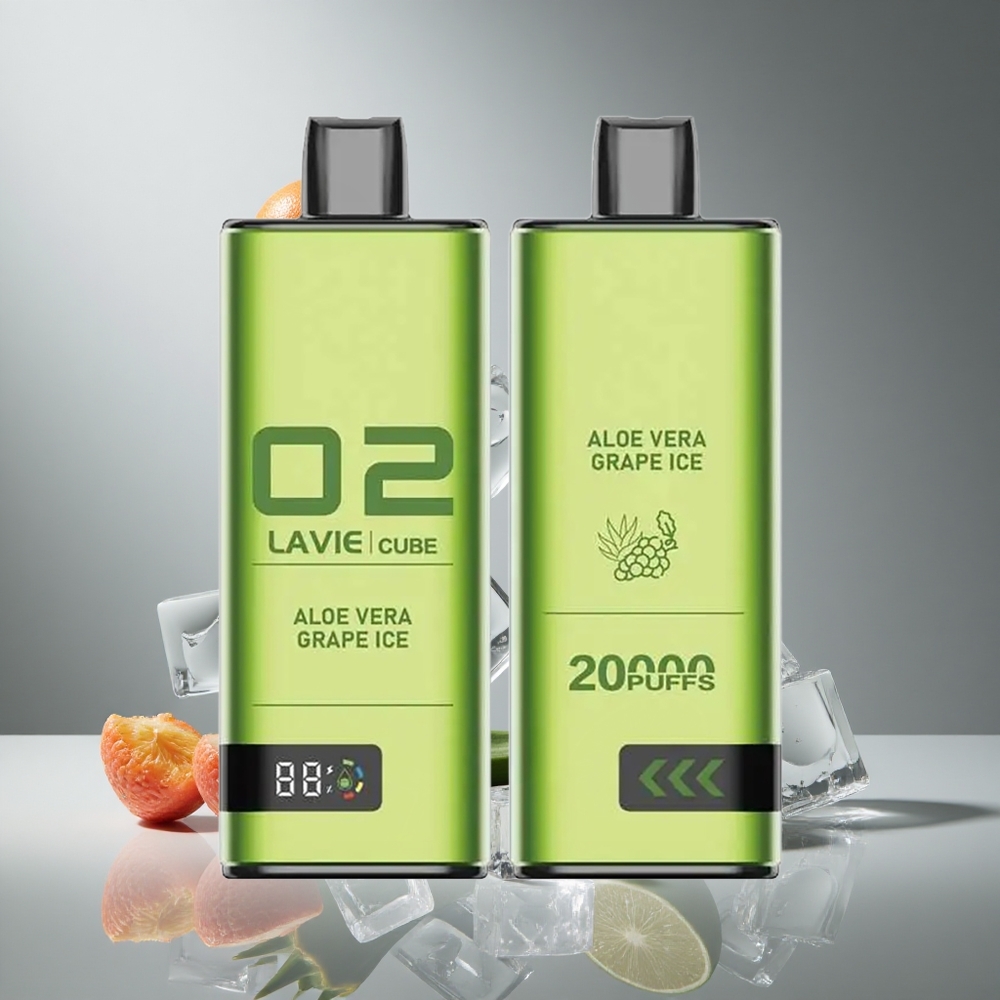 Lavie Cube 20000パフ アロエベラ グレープアイス 28ml 600mAh