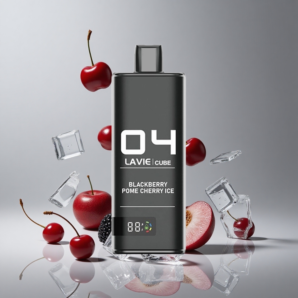 Lavie Cube 20000パフ ブラックベリー ポメチェリー アイス 28ml 600mAh
