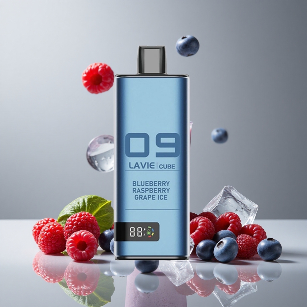 Lavie Cube 20000パフ ブルーベリー ラズベリー グレープアイス 28ml 600mAh