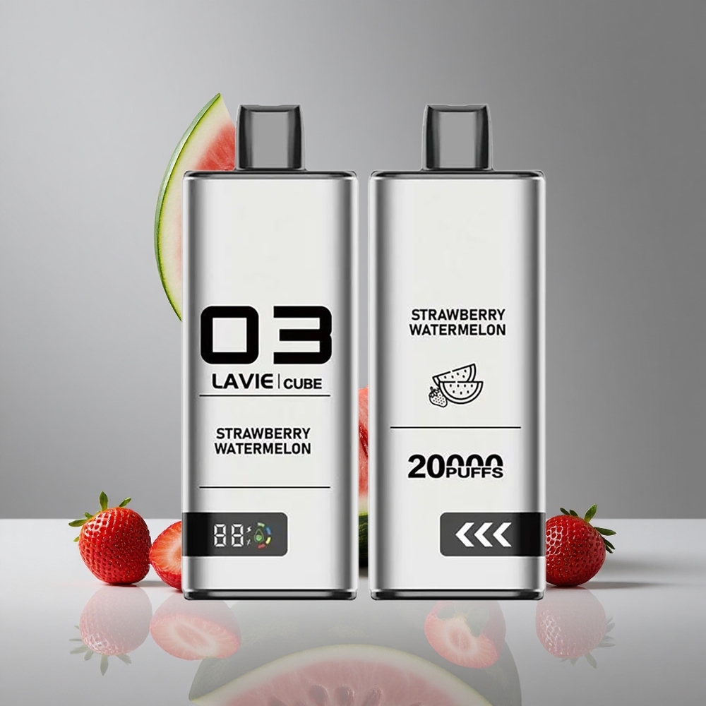 Lavie Cube 20000パフ ストロベリーウォーターメロン 28ml 600mAh