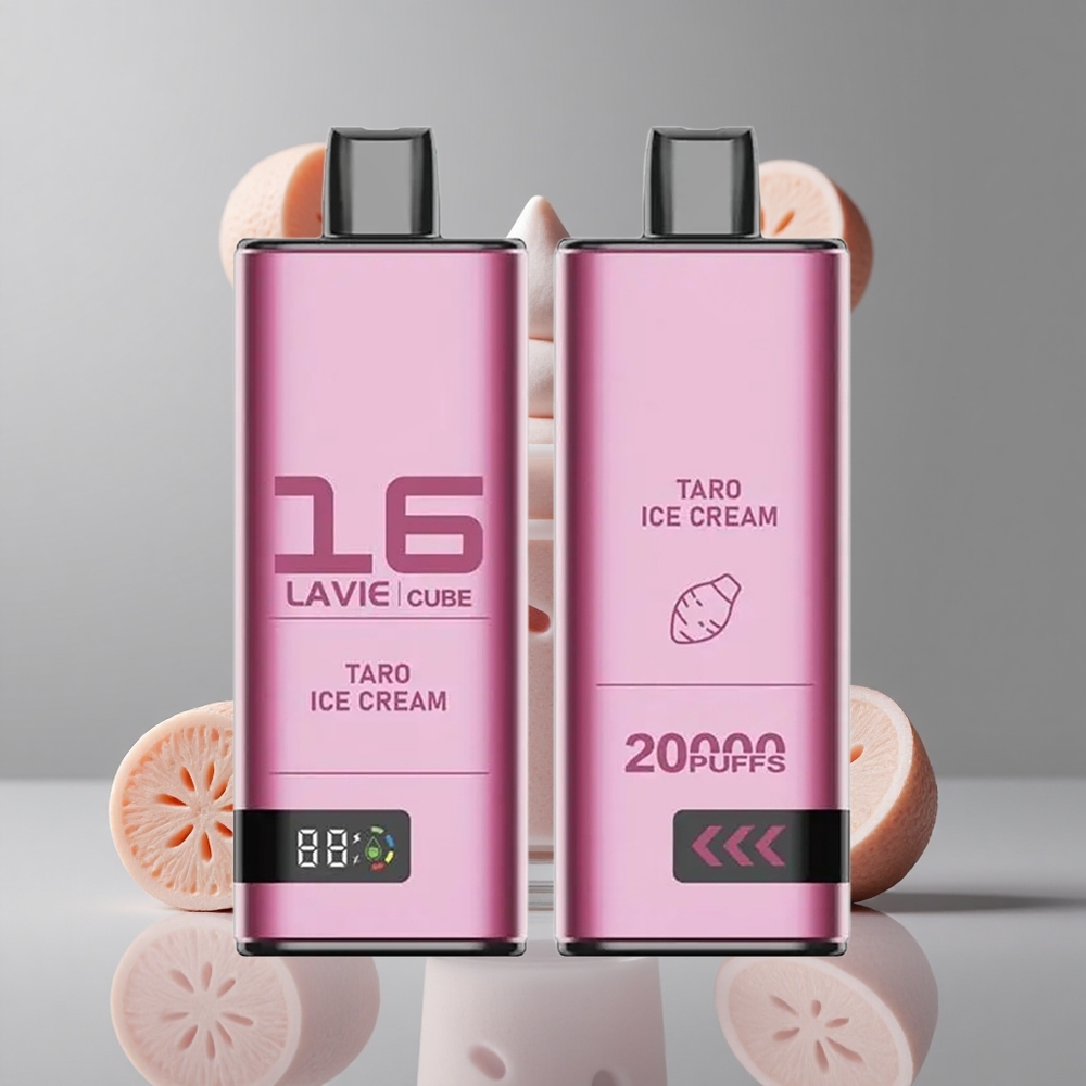 Lavie Cube 20000パフ タロアイスクリーム 28ml 600mAh