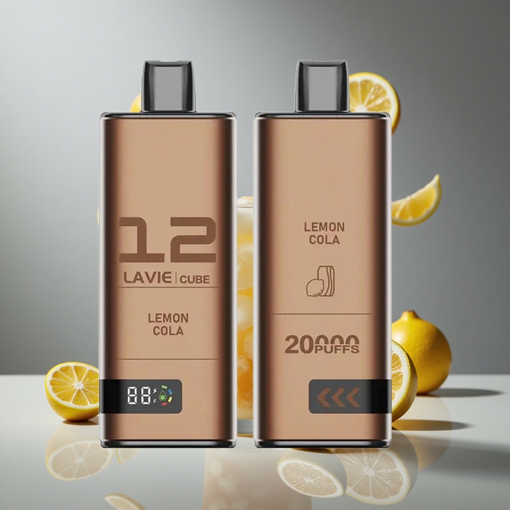 Lavie Cube 20000パフ 2% 5% レモンコーラ ディスポーザブルベイプ