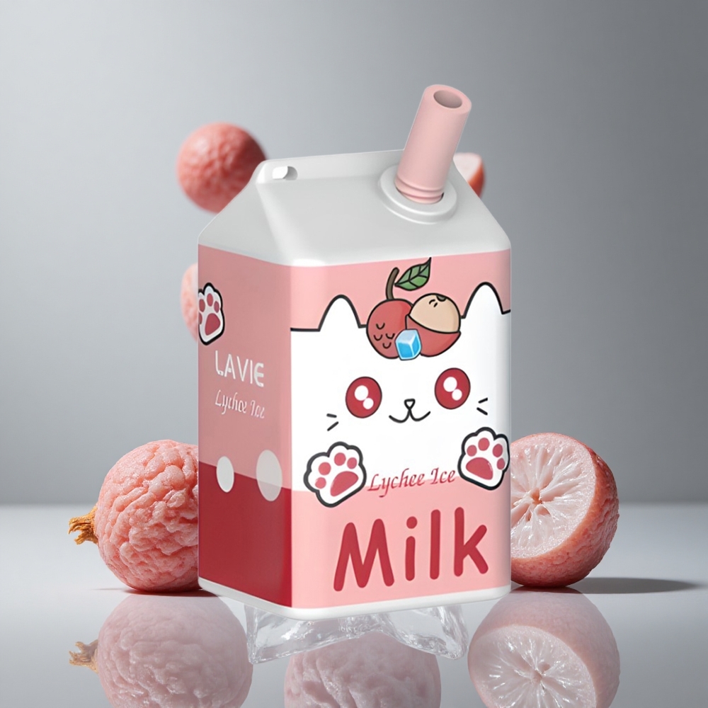 Lavie Milk 7000 パフ ライチアイス 16ML 600mAh