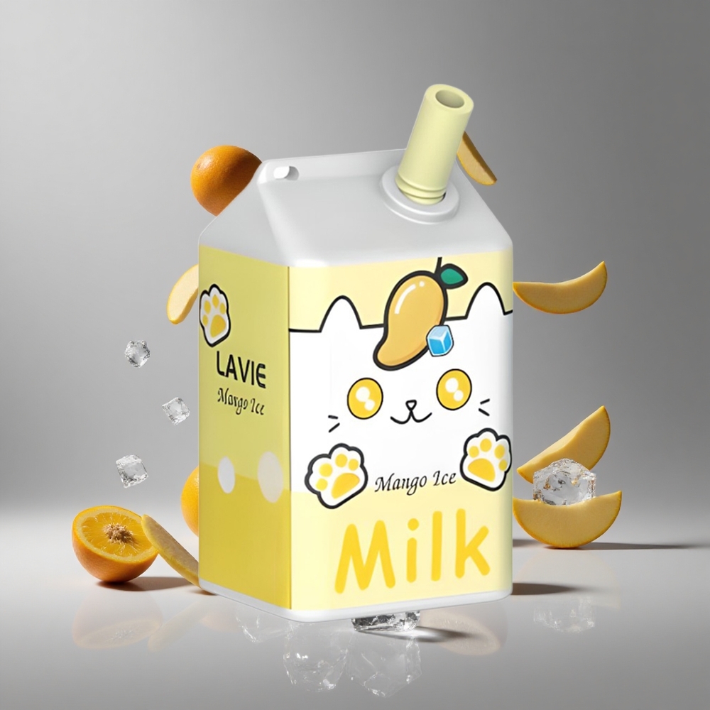 Lavie Milk 7000パフス16MLマンゴーアイスType C充電可能