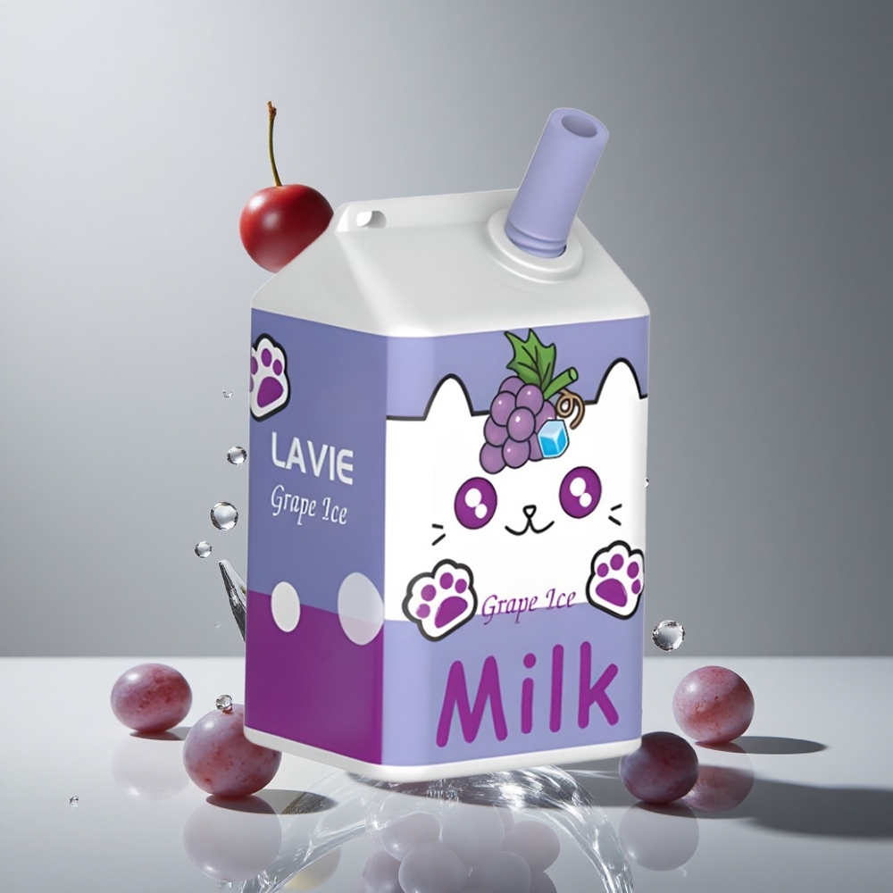 Lavie Milk 7000パフ グレープアイス 16ml 600mAh