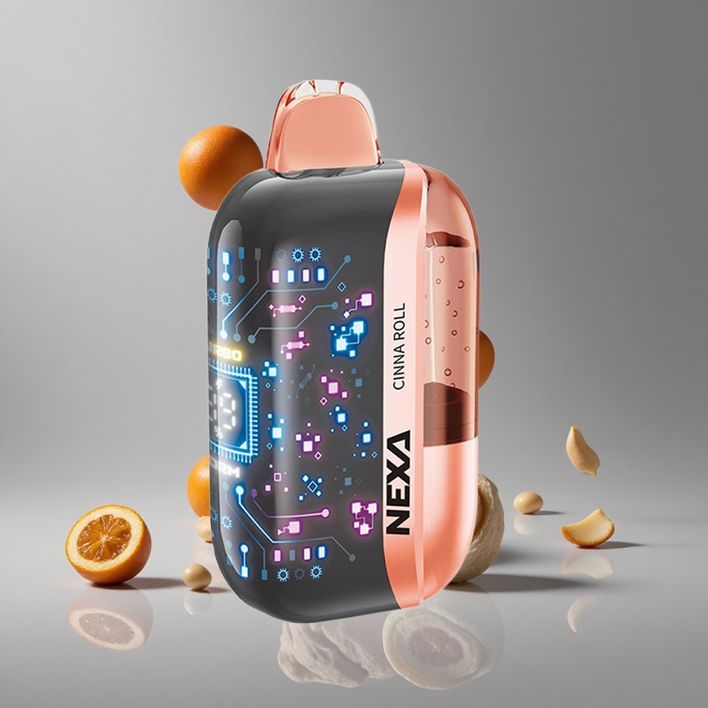 NEXA Ultra 50000パフスプレフィル容量20mlバッテリー容量800mAhシナモンロール
