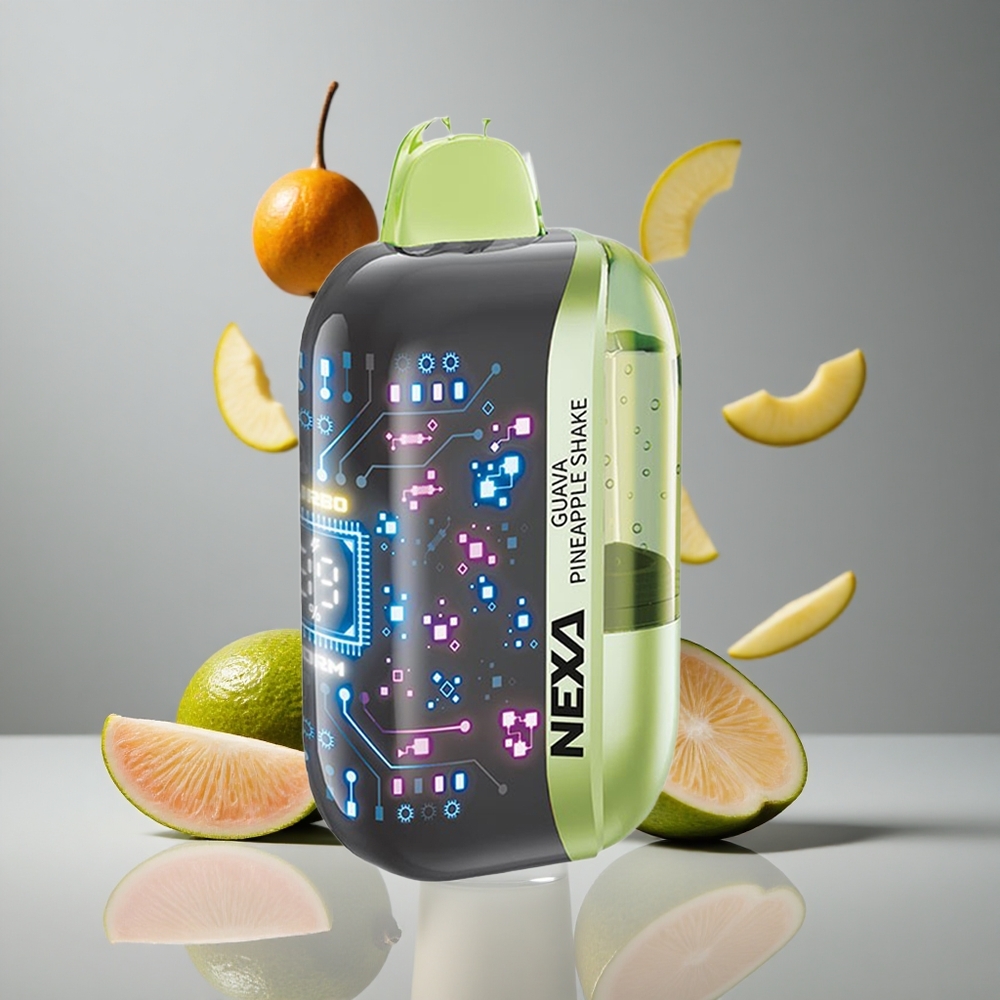 NEXA Ultra 50000パフ グアバパインシェイク 20mlプレフィル 800mAhバッテリー