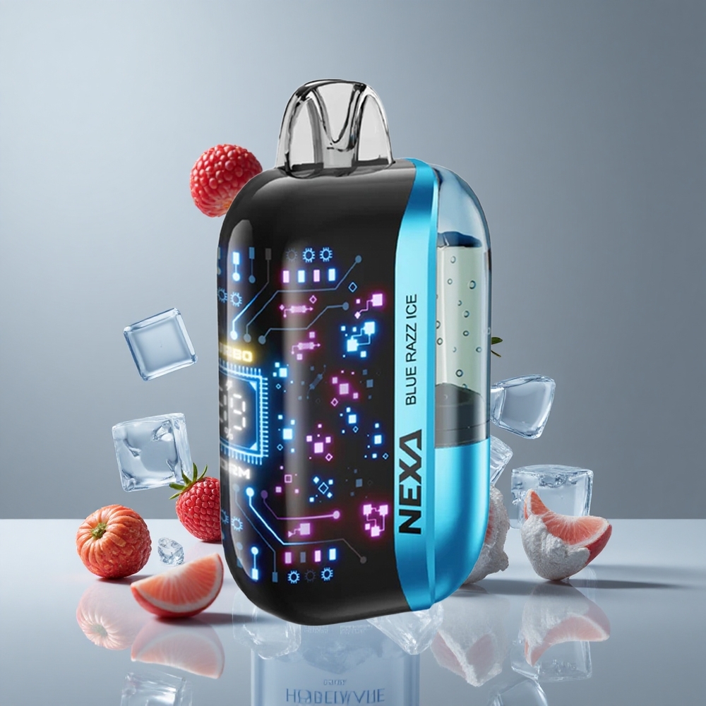 NEXA Ultra 50000パフスブルーレズアイス20mlプリフィルド800mahバッテリー