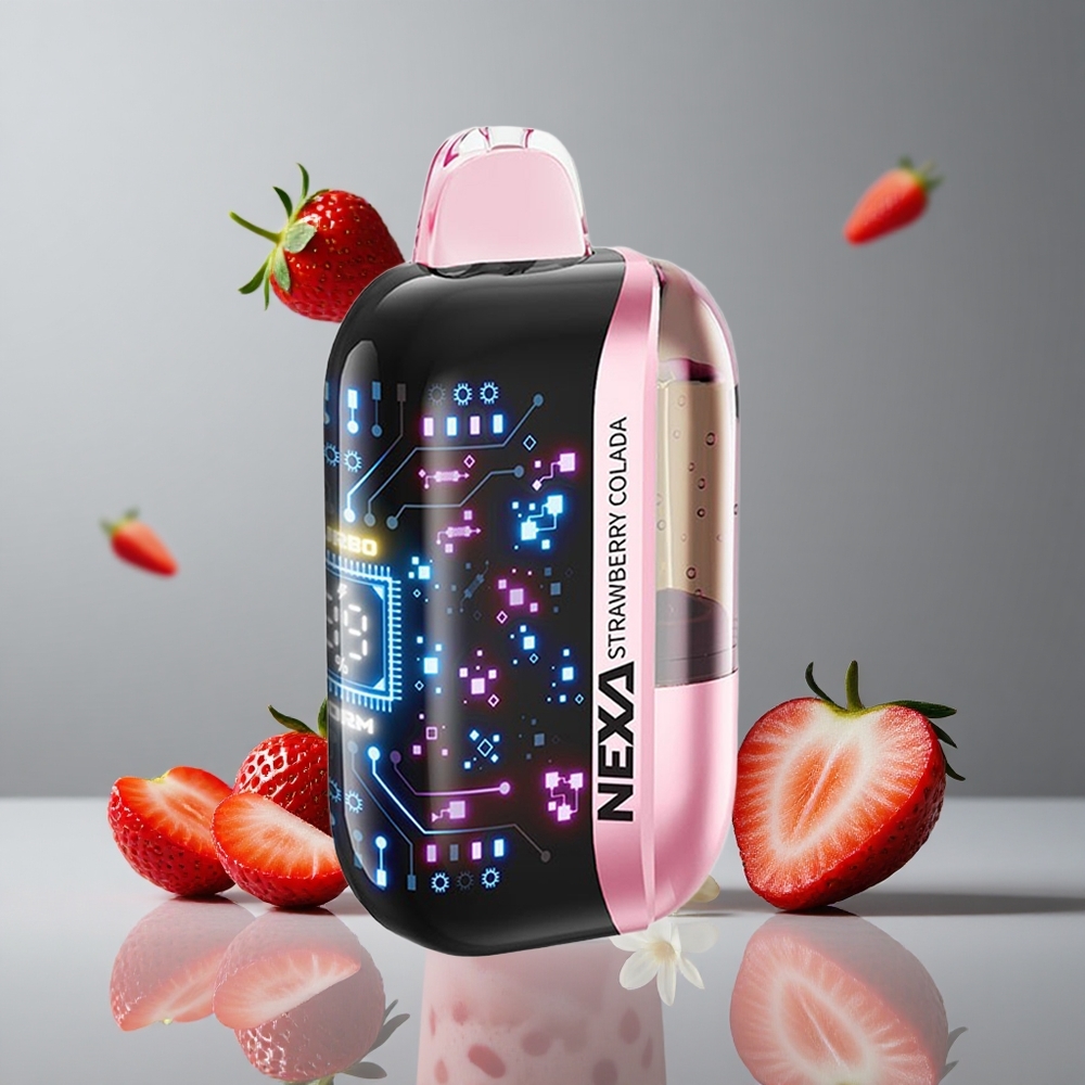 NEXA Ultra 50000パフスいちごコローダ20mlプレフィルド800mahバッテリー