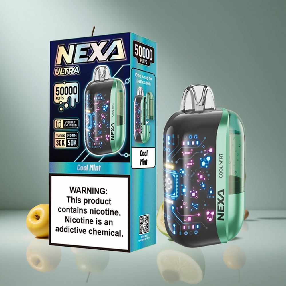 NEXA Ultra 50000パフスプレフィル20mlクールミントType-C充電