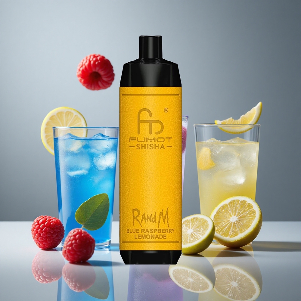 RandM Fumot Shisha 10000パフ ブルーレモネード 18mlプレフィルド