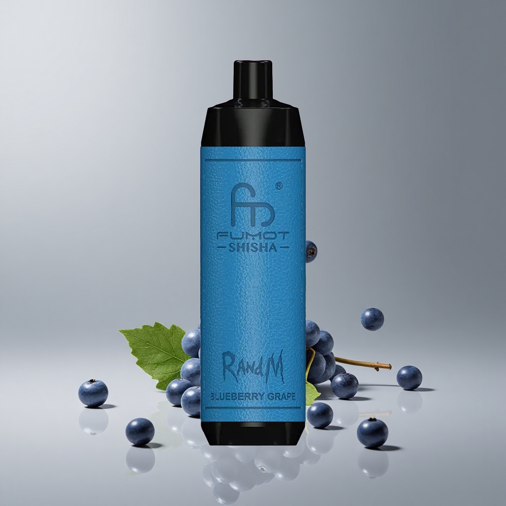 RandM Fumot Shisha 10000パフ 18ml ブルーベリーグレープ