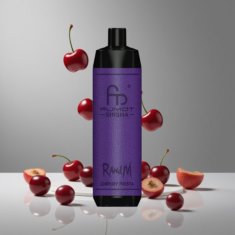 RandM Fumot Shisha 10000プーフ チェリーフィエスタ 18mlプレフィルド
