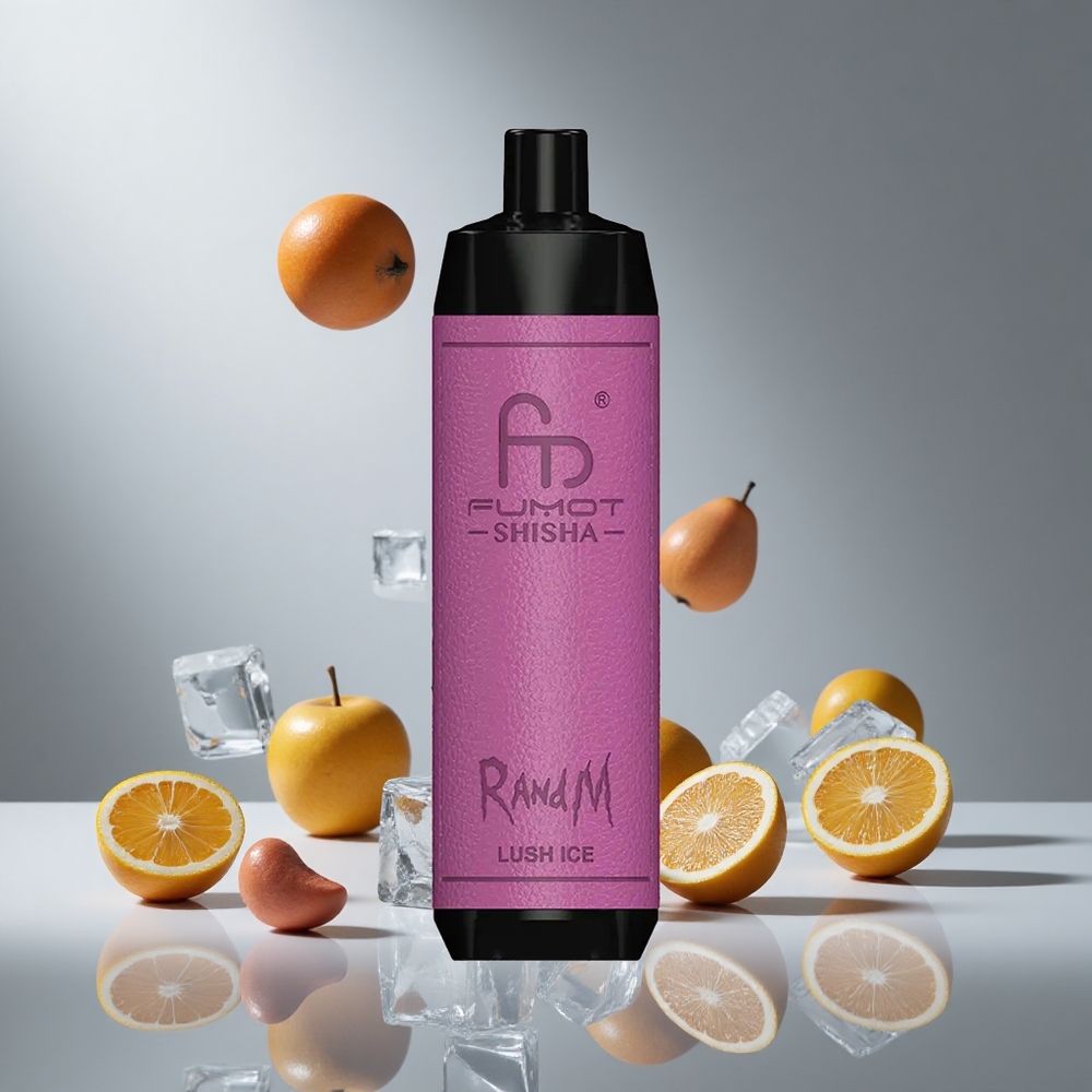 RandM Fumot Shisha 10000パフ 18ml プレフィルド ルッシュアイス ディスポーザブルベイプ