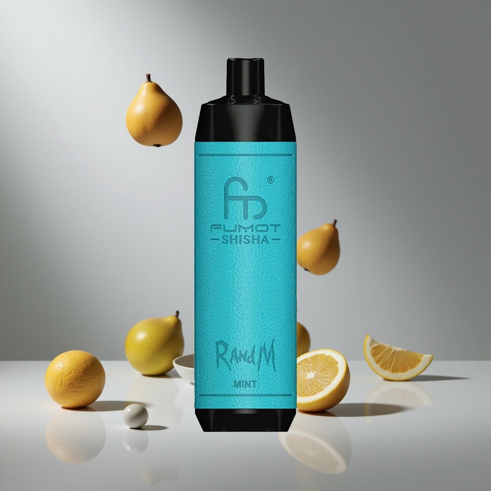 RandM Fumot Shisha 10000パフ ミント 18mlプレフィル 0.5%ニコチン