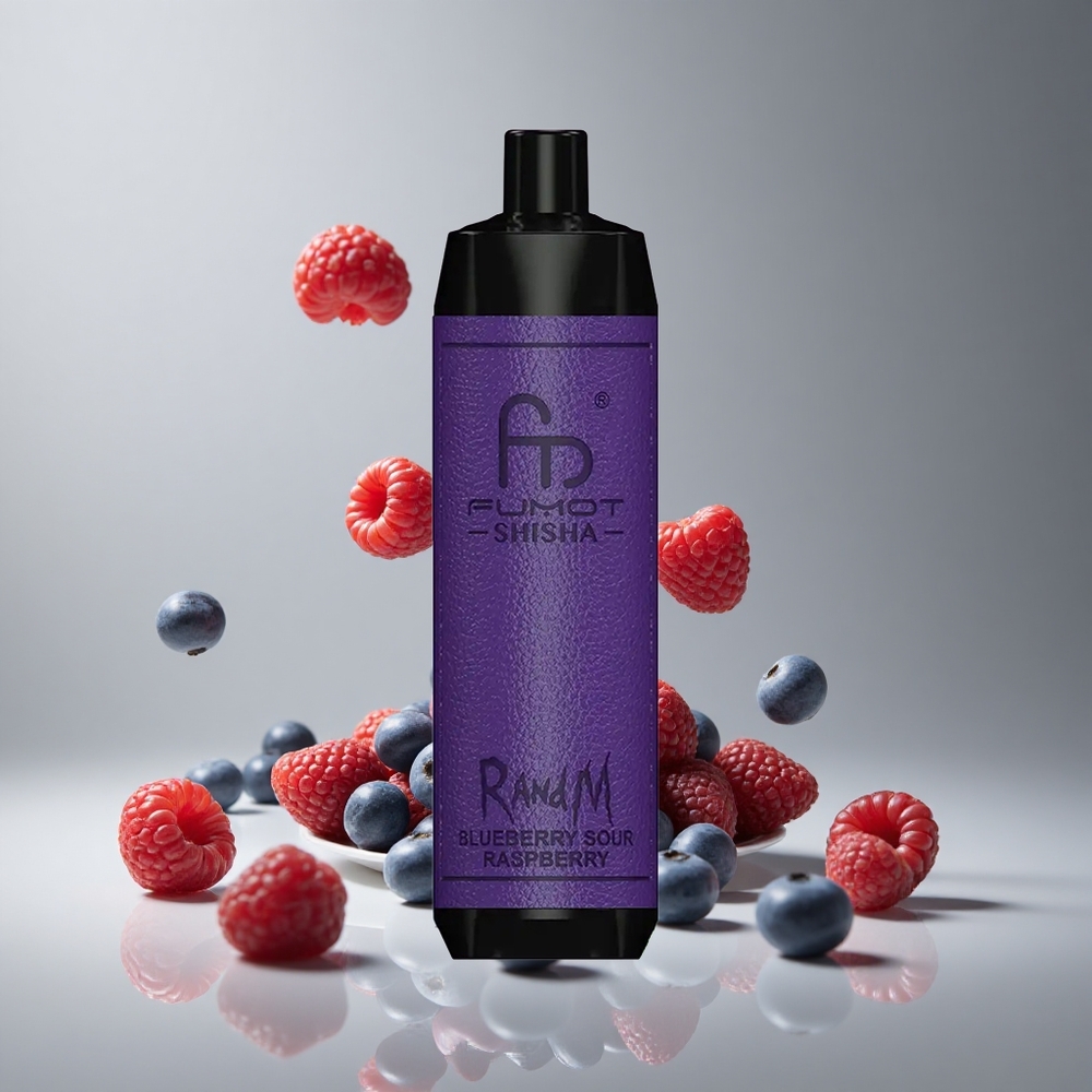RandM Fumot Shisha 10000パフ ブルーベリー サワーラズベリー 18mlプレフィル 850mAhバッテリー