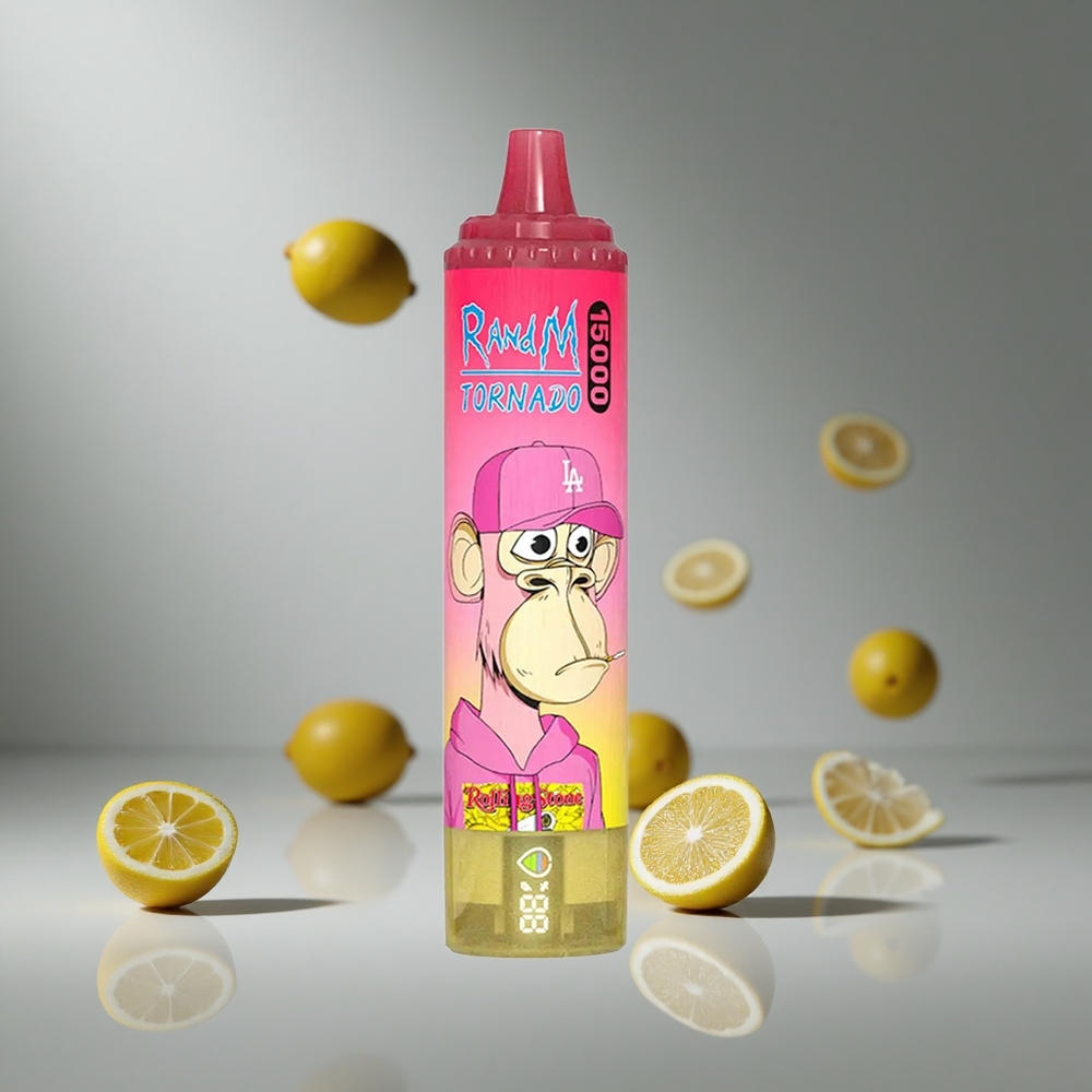 RandM Fumot Tornado 15000パフ 25ml レモン