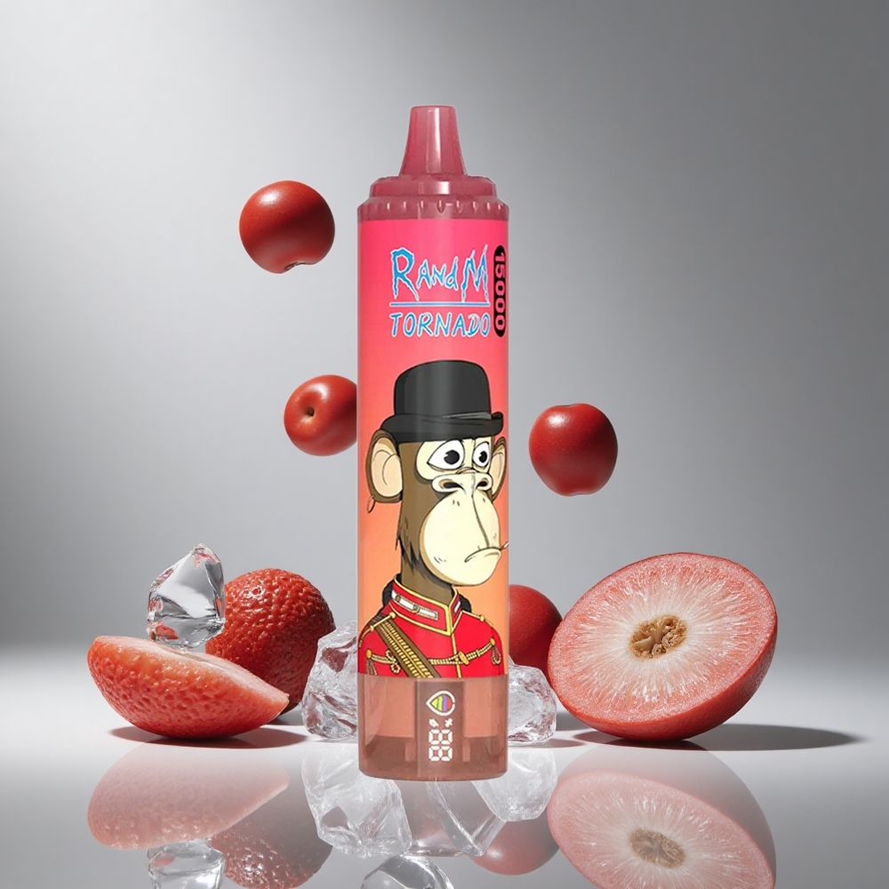 RandM Fumot Tornado 15000パフ 25ml レッドエナジーアイス