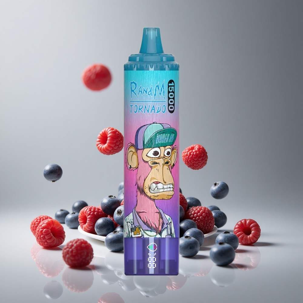 RandM Fumot Tornado 15000パフ ブルーベリーラズベリー 25ml 850mAh