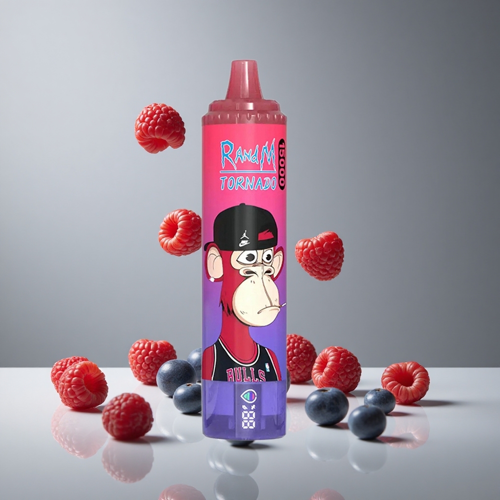 RandM Fumot Tornado 15000パフ ブルーソアーラズベリー 25ml 850mAh