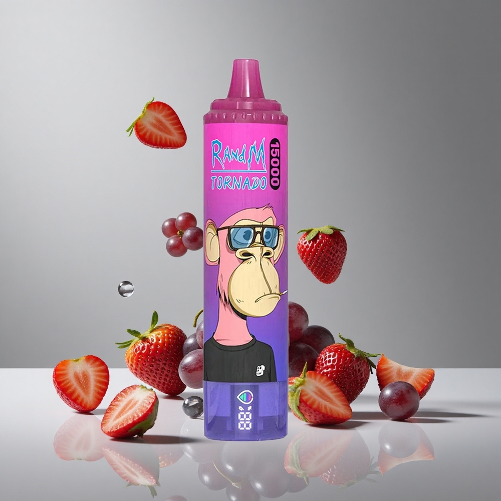 RandM Fumot Tornado 15000パフ ストロベリーグレープ 25ml 850mAh
