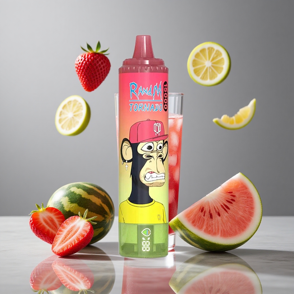 RandM Fumot Tornado 15000 パフ ストロベリーウォーターメロンレモネード 25ml 850mAh
