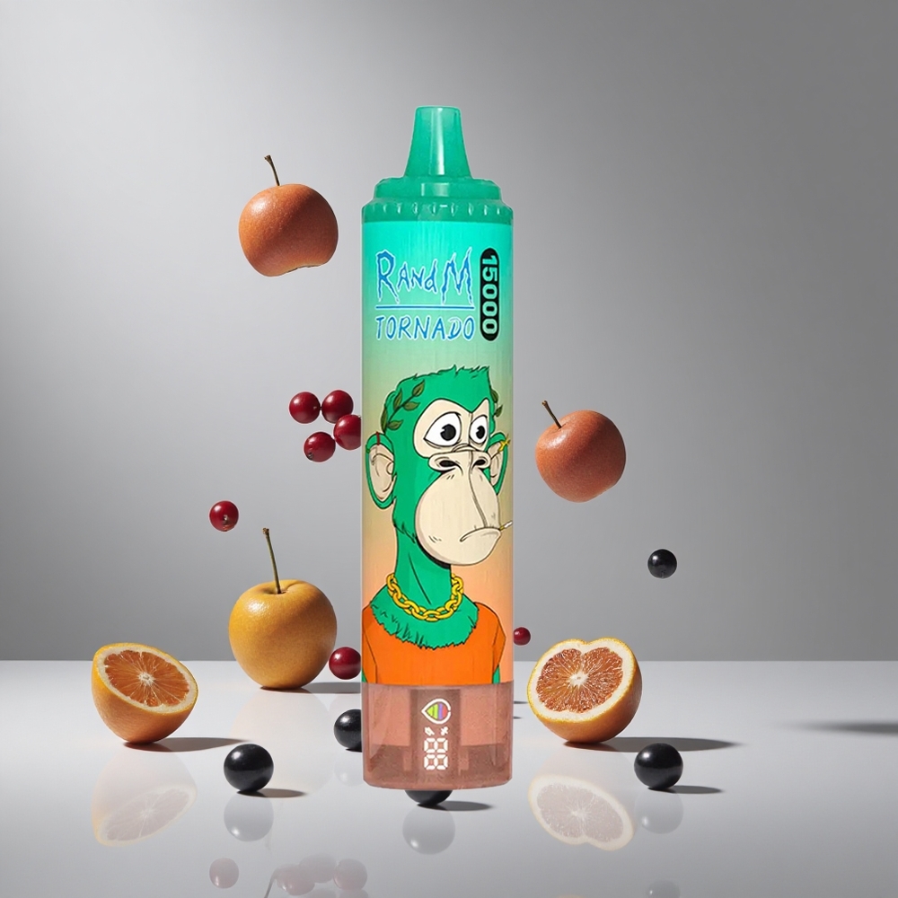 RandM Fumot Tornado 15000パフ トリプルベリー 25ml 850mAh