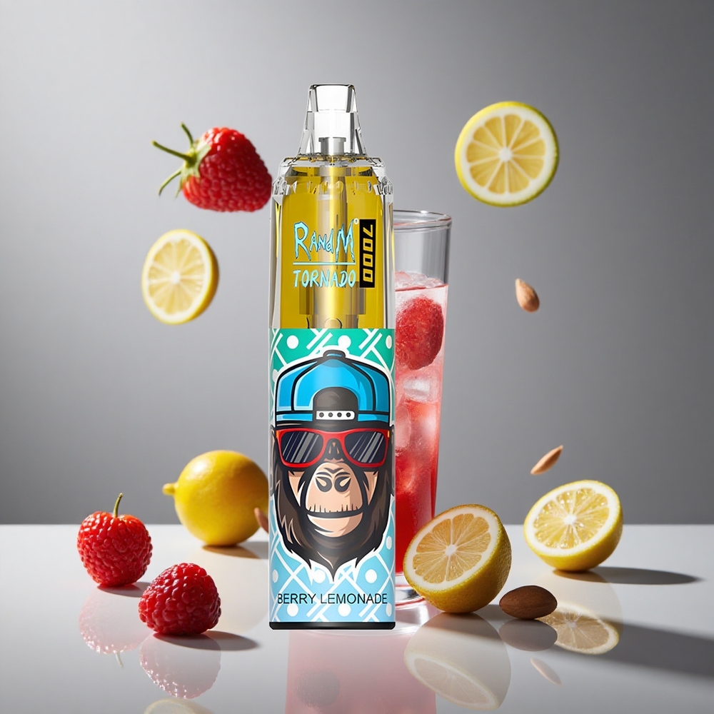 RandM Fumot Tornado 7000 パフ ベリーレモネード 14ML メッシュコイル