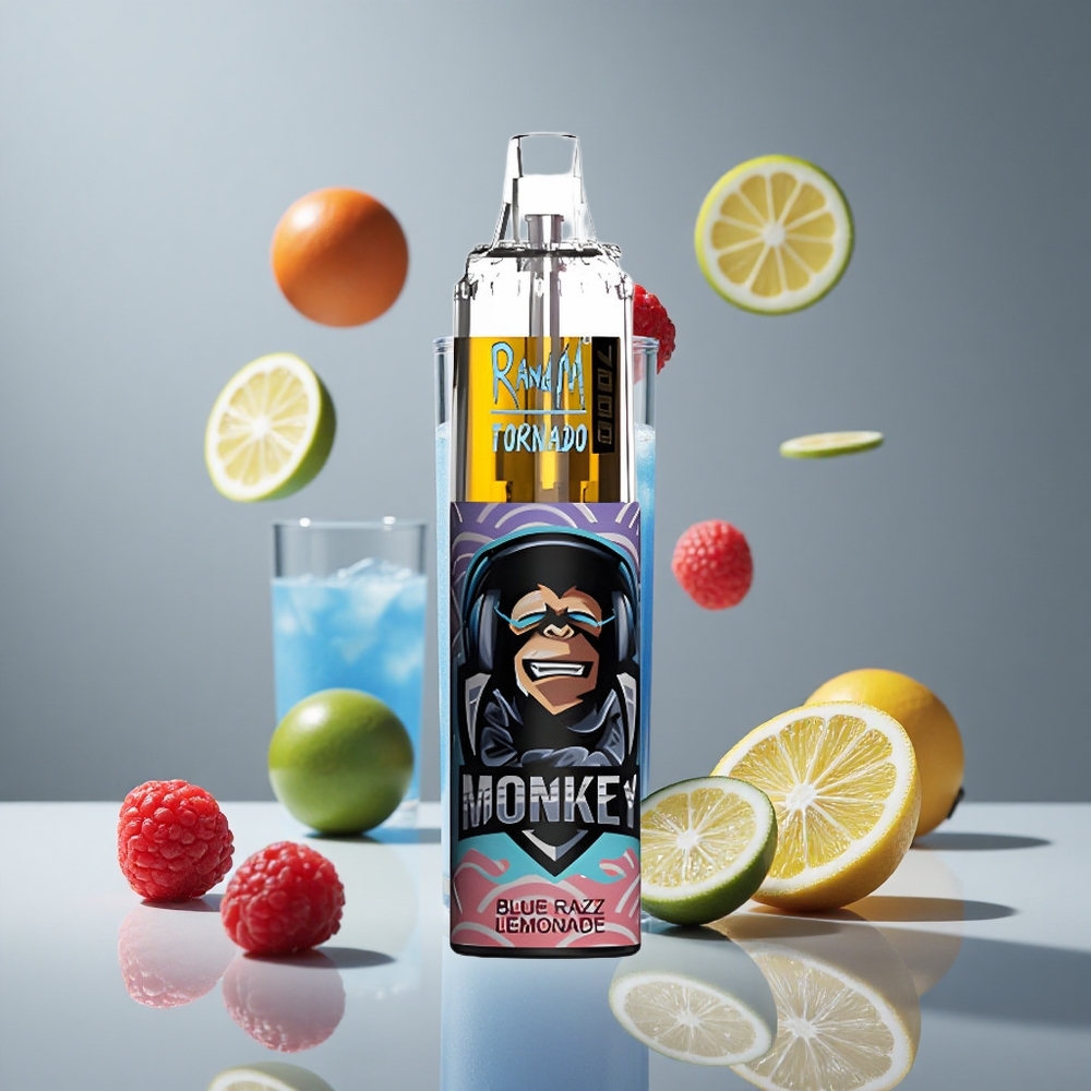 RandM Fumot Tornado 7000パフ ブルーレモネード 14ML メッシュコイル