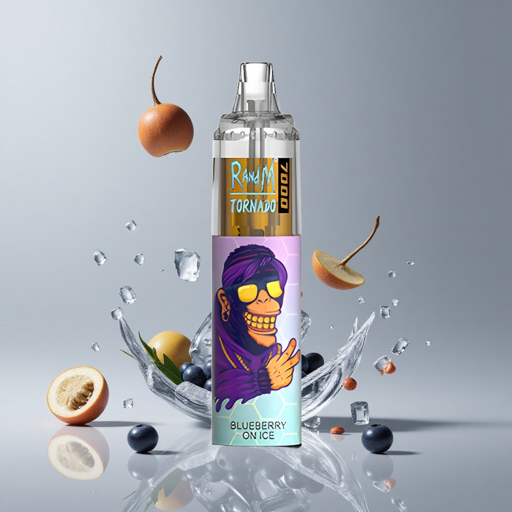 RandM Fumot Tornado 7000 パフ ブルーベリー オン アイス 14ML メッシュコイル