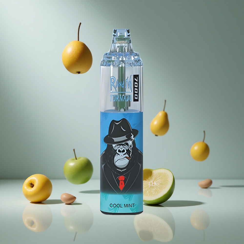 RandM Fumot Tornado 7000パフ クールミント 14ML メッシュコイル