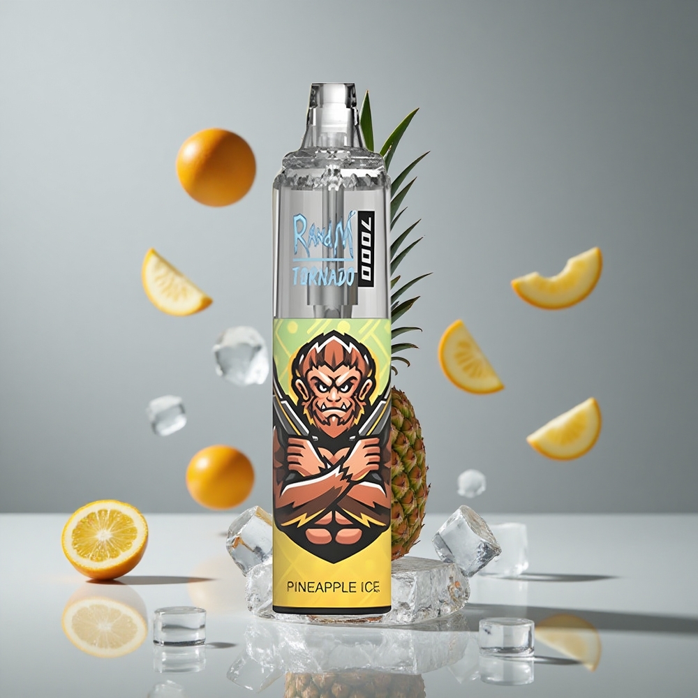 RandM Fumot Tornado 7000パフ パイナップルアイス 14ML メッシュコイル
