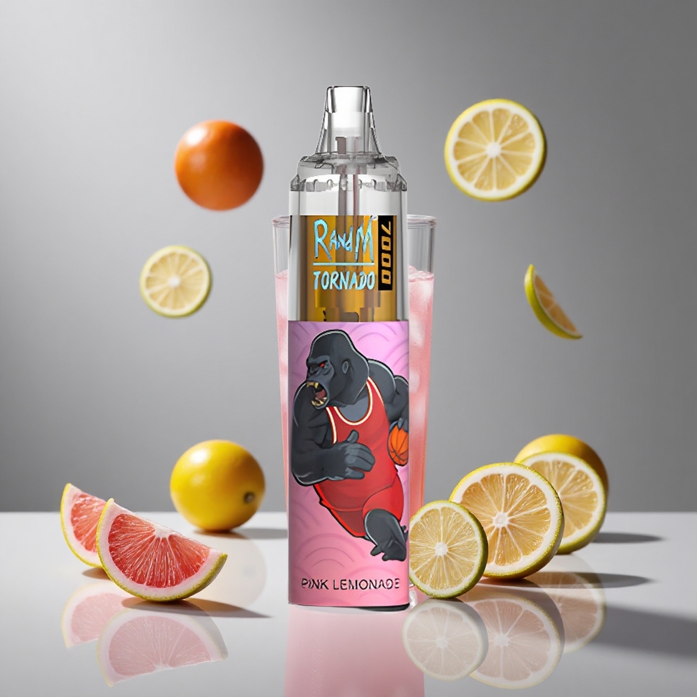 RandM Fumot Tornado 7000パフ ピンクレモネード 14ML メッシュコイル