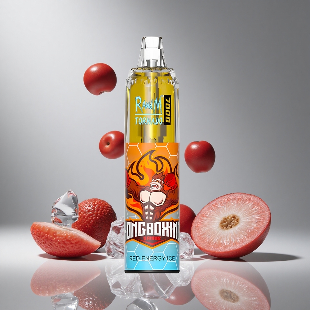 RandM Fumot Tornado 7000 パフ レッドエナジーアイス 14ML メッシュコイル