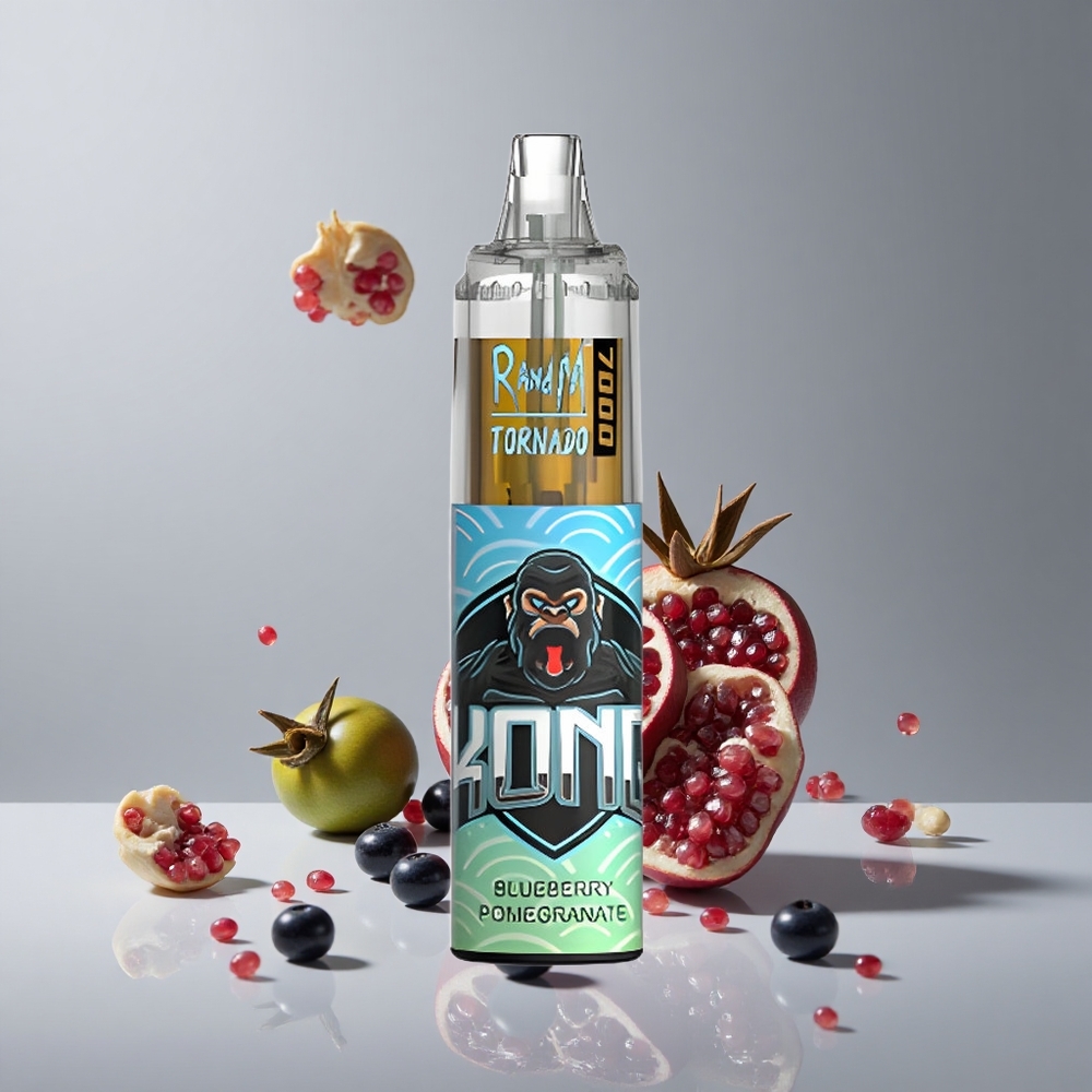RandM Fumot Tornado 7000 パフ ブルーベリーポメグラネート 14ML Eリキッド メッシュコイル