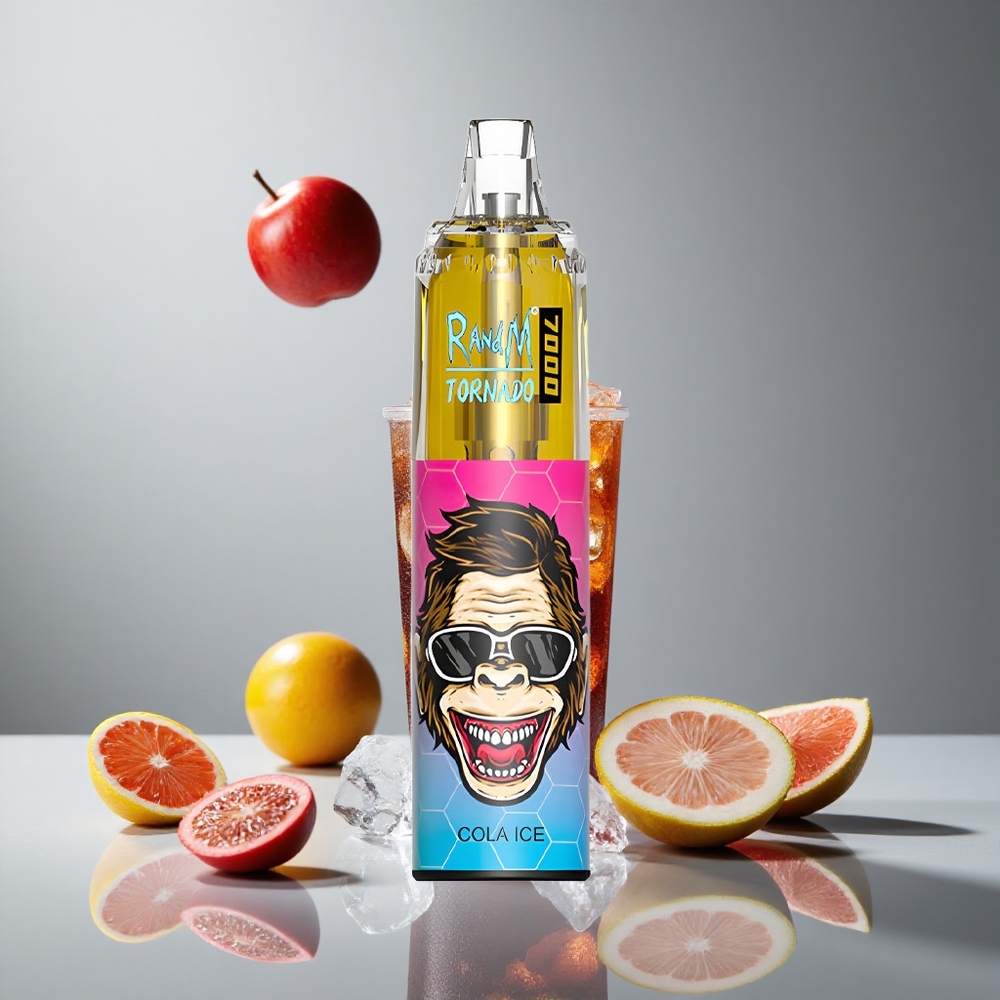 RandM Fumot Tornado 7000 パフ 14ml コーラアイス メッシュコイル