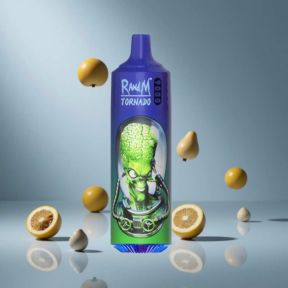 RandM Fumot Tornado 9000パフ 18mL ブルー味