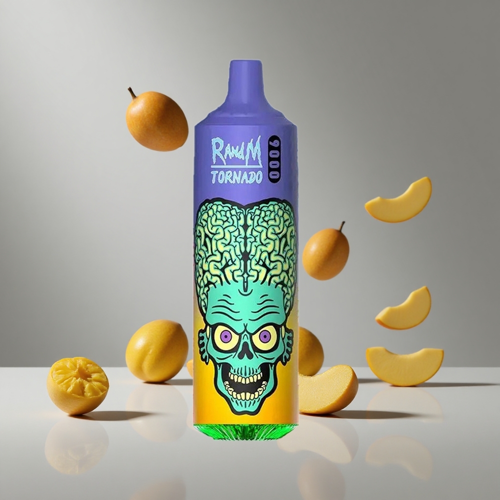 RandM Fumot Tornado 9000パフ マンゴー 18mL メッシュコイル