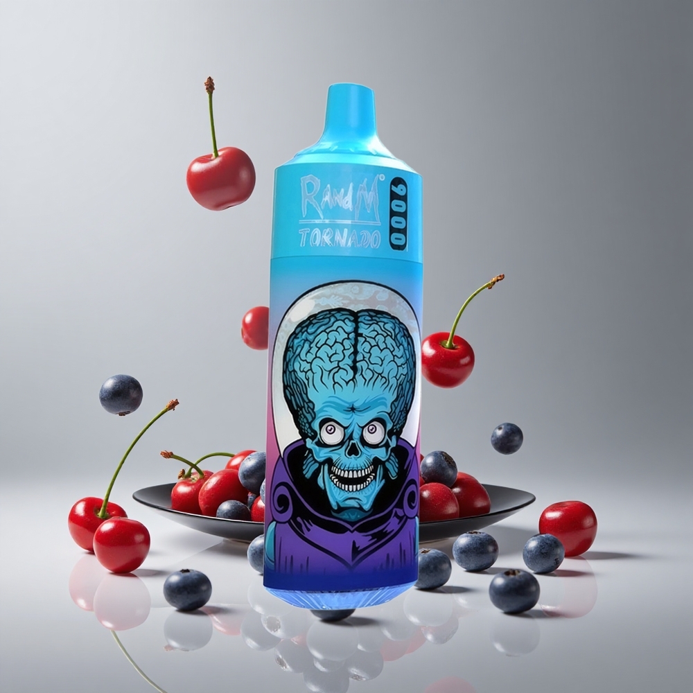 RandM Fumot Tornado 9000パフ ブルーベリー チェリー クランベリー 850mAh 18mL