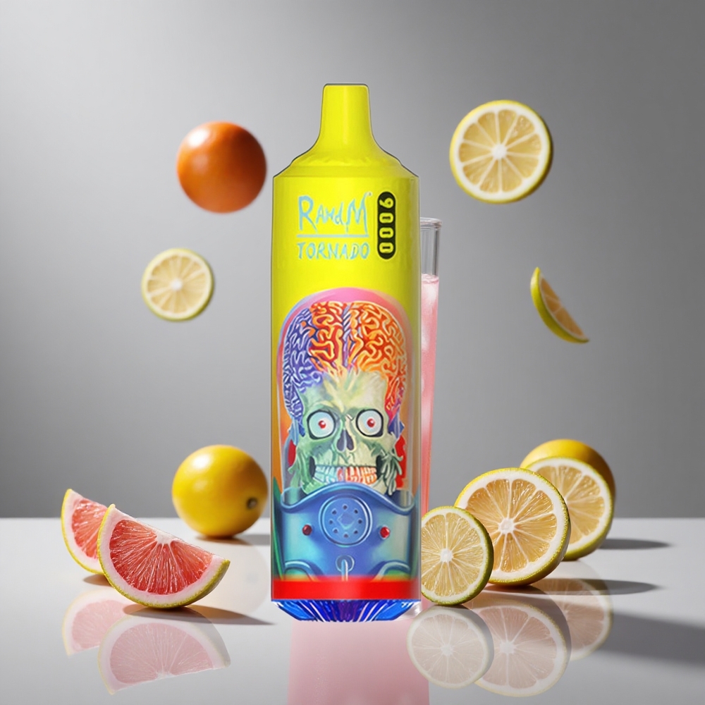 RandM Fumot Tornado 9000パフ ピンクレモネード 850mAh 18mL